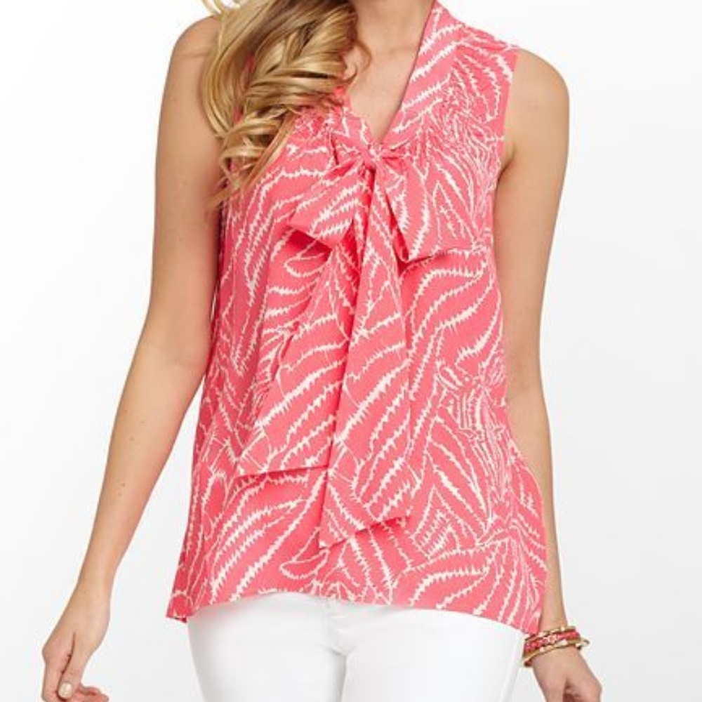SOLD ❌ Lilly Pulitzer Dahlia Pink Tank Top - Picture 1 of 6